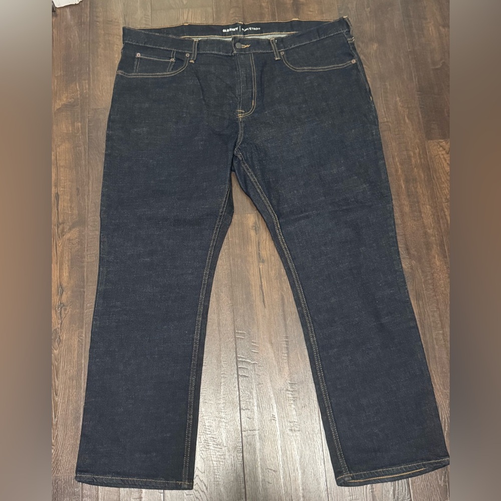 Old Navy Men’s Dark Wash Jeans 42x30 Relaxed Fit